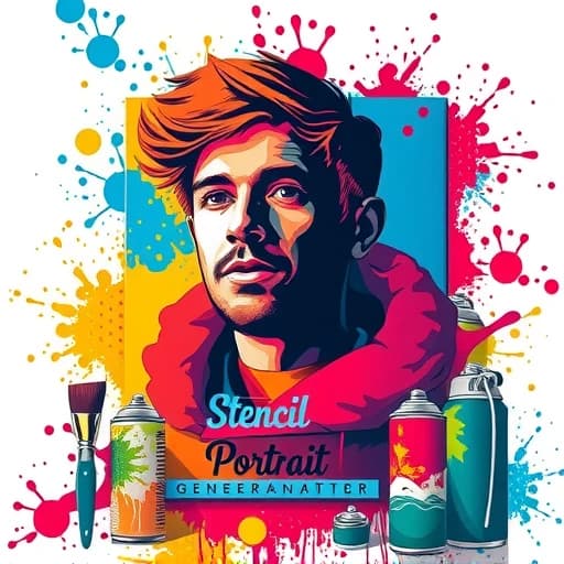 Stencil Portrait Generator featured image