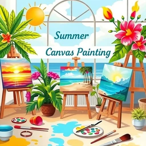 Summer Canvas Painting Ideas featured image
