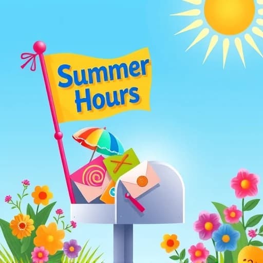 Summer Hours Email Template featured image