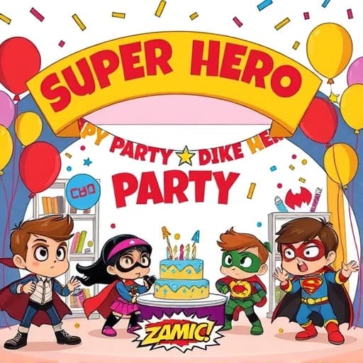 Super Hero Party Ideas featured image