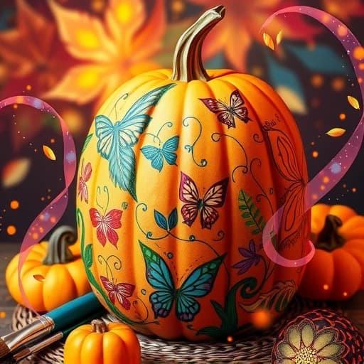 Tall Pumpkin Painting Ideas featured image