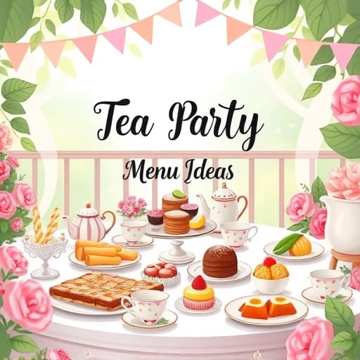 Tea Party Menu Ideas featured image