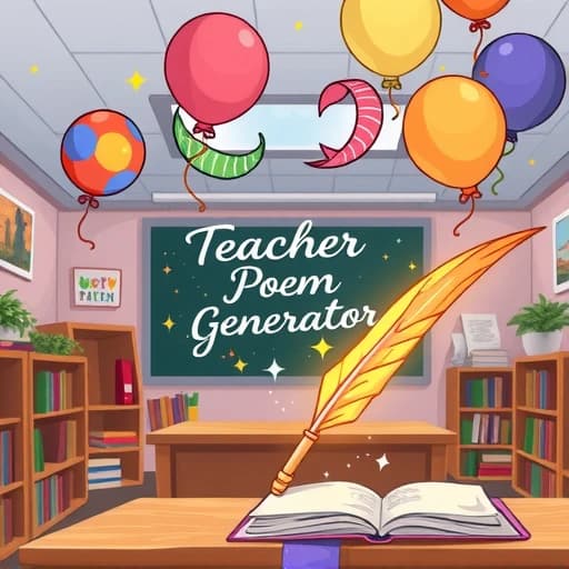 Teacher Poem Generator featured image