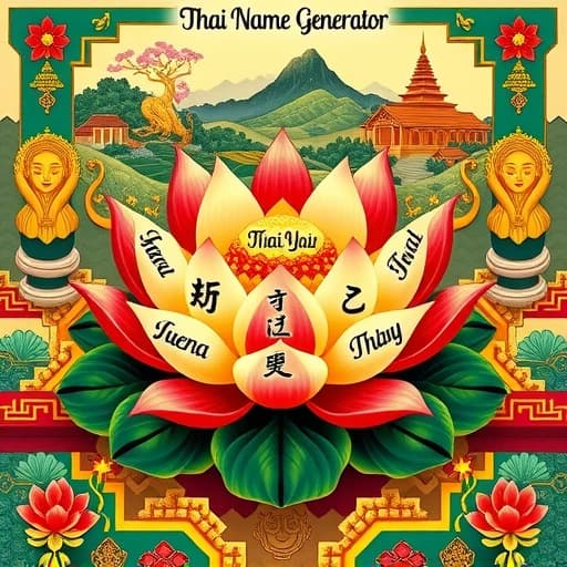 Thai Name Generator featured image