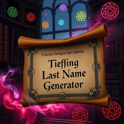 Tiefling Last Name Generator featured image