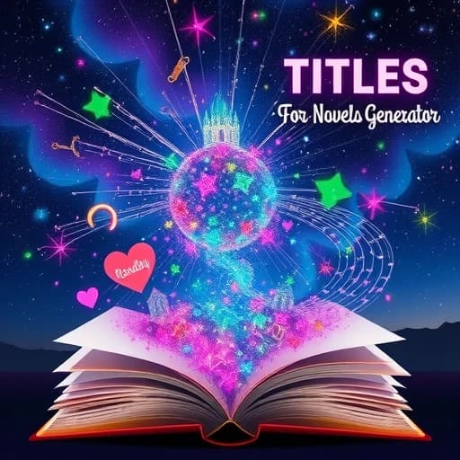 Titles for Novels Generator featured image