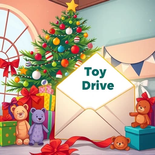 Toy Drive Email Template featured image