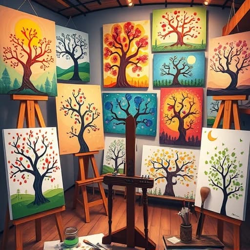 Tree Canvas Painting Ideas featured image