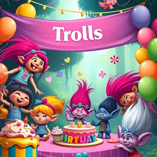 Trolls Birthday Party Ideas featured image