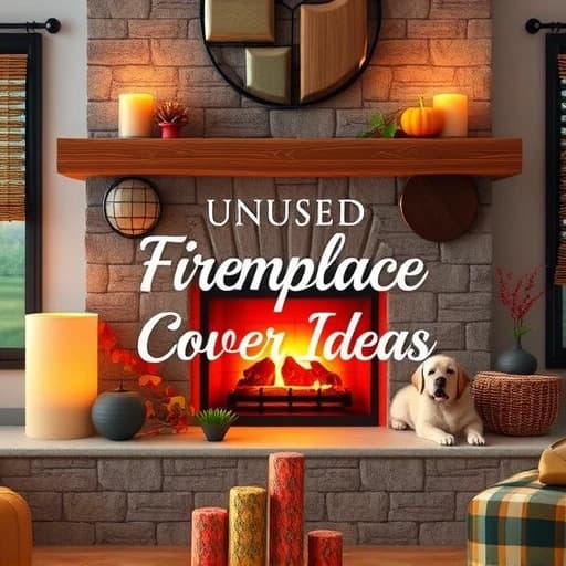Unused Fireplace Cover Ideas featured image