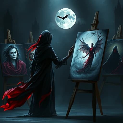 Vampire Painting Ideas featured image