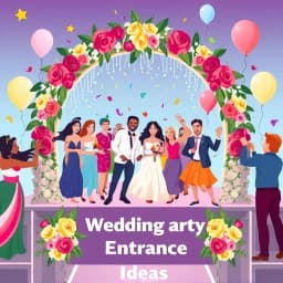  Wedding Party Entrance Ideas icon
