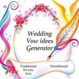 Wedding Vow Ideas Generator icon