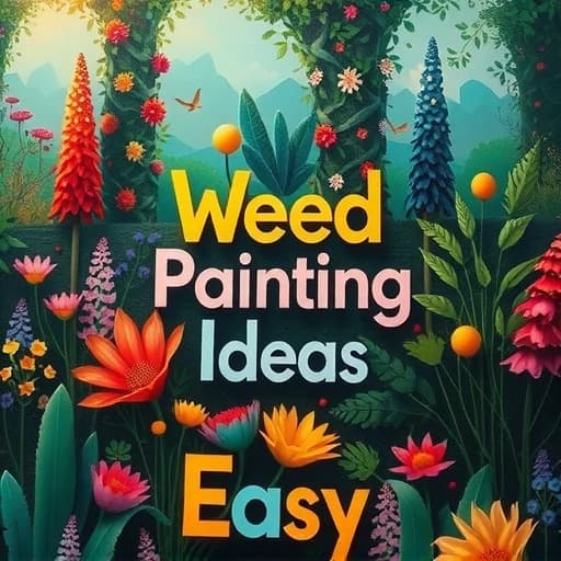 Weed Painting Ideas Easy featured image