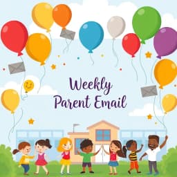  Weekly Parent Email Template icon