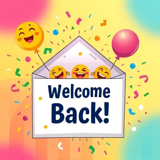 Welcome Back Email Template featured image