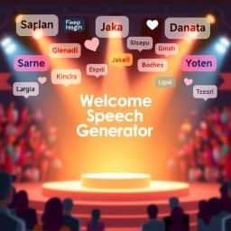  Welcome Speech Generator icon