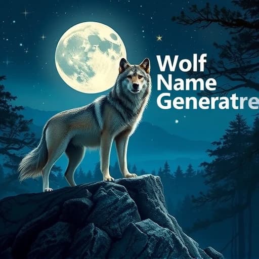 Wolf Name Generator featured image