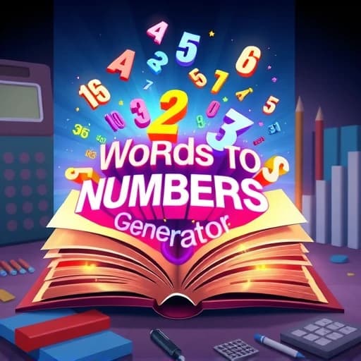 Words to Numbers Generator featured image