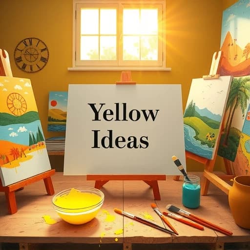 Yellow Painting Ideas featured image