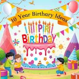 10 Year Birthday Party Ideas icon