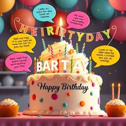 AI Personalized Birthday Speech Generator icon