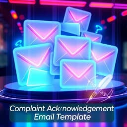 Complaint Acknowledgement Email Template icon
