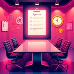 Email Meeting Agenda Template icon
