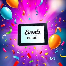 Events Email Template icon