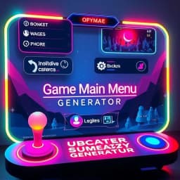 Game Main Menu Generator icon