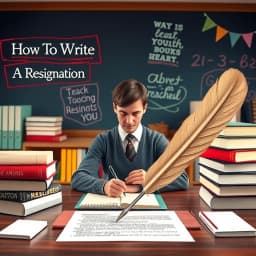 How to Write a Resignation Letter as a Teacher icon