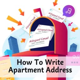 How to Write Apartment Address on Mail icon