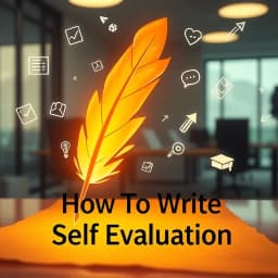 How to Write Self Evaluation Example icon