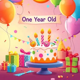 One Year Old Birthday Party Ideas icon