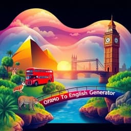 Oromo to English Generator icon
