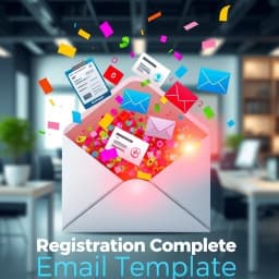 Registration Complete Email Template icon