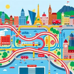 Subway Map Illustration Generator icon