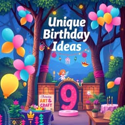 Unique 9 Year Old Birthday Party Ideas Girl icon